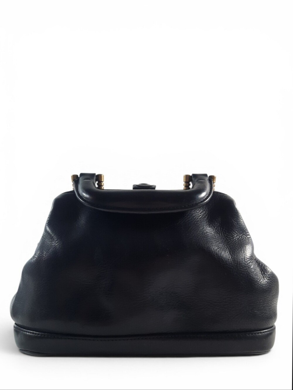 90's ETIENNE AIGNER Doctors Bag Frame Vintage Gladstone Top Handle Satchel - Picture 9 of 16